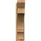 Ekena Millwork Balboa Slat Rough Sawn Outlooker, Western Red Cedar, 8"W x 36"D x 36"H OUT08X36X36BOA06RWR - alternate 4